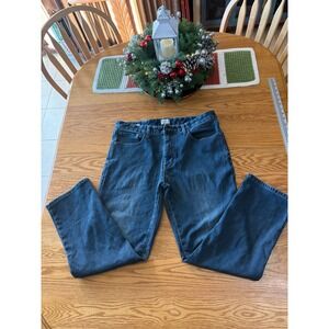 Weatherproof Vintage Jeans Men Size 36x30 Fleece Lined Dark Wash